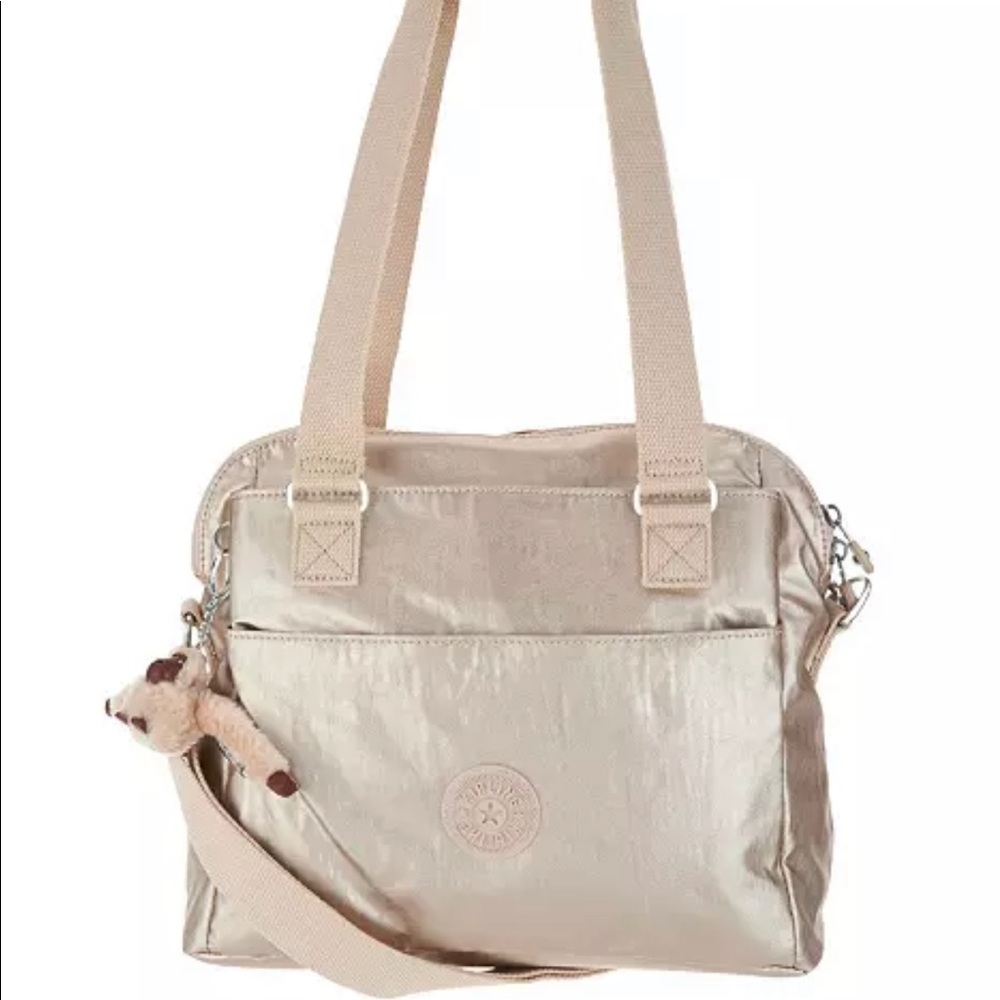 Kipling Shoulder Bag Crossbody Strap Felicity Gold